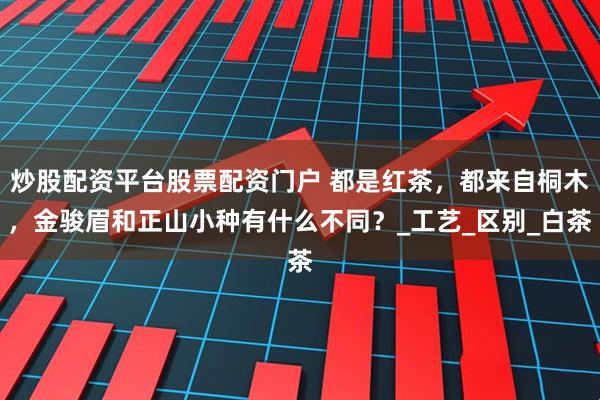 炒股配资平台股票配资门户 都是红茶，都来自桐木，金骏眉和正山小种有什么不同？_工艺_区别_白茶