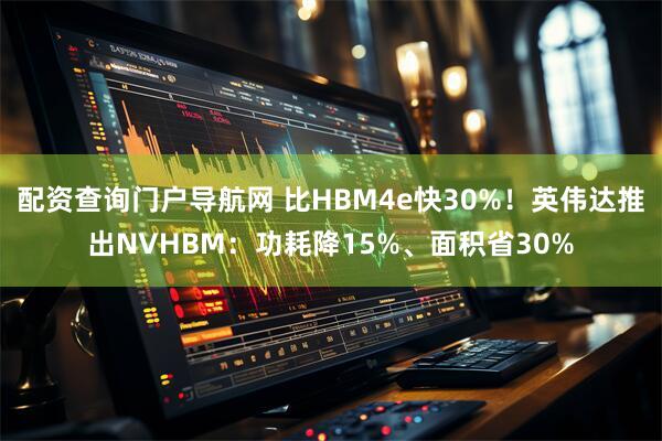 配资查询门户导航网 比HBM4e快30%!英伟达推出NVHBM:功耗降15%、面积省30%